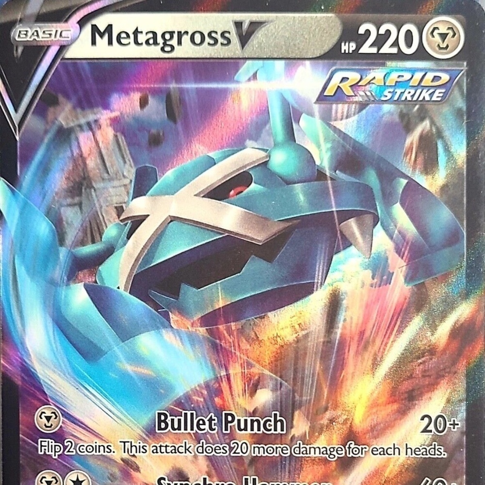 Metagross V 112/198 Chilling Reign NM Ultra Rare Pokemon Card